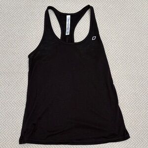LORNA JANE Black Slub Tank Top